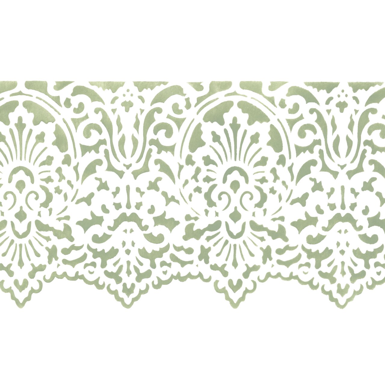 Victorian Lace Wall Stencil | 3405 by Designer Stencils | Reusable Stencils for Painting |